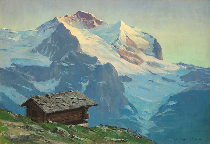 Sunset at Wengernalp, Bernese Oberland, Switzerland